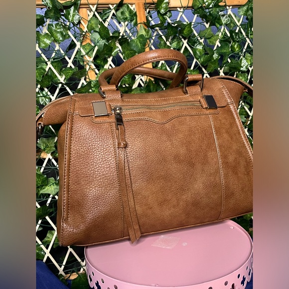 Urban Expressions 100% Vegan leather satchel shoulder-bag - Picture 3 of 14